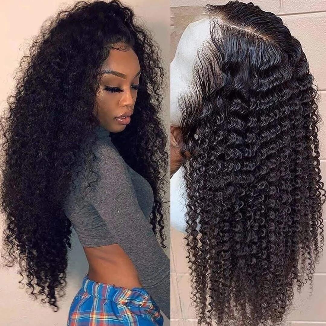 Stema 13x4 13x6 Transparent Lace Front Kinky Curly Wig 